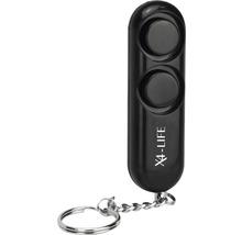 Alarme de poche avec porte-clés 120 dB PL/30 X4-Life noir-thumb-1