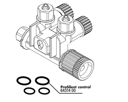 ProSilent Steuerung mit Dichtungsringen