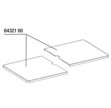 Ersatzteilplatte für Gartenteichfilter