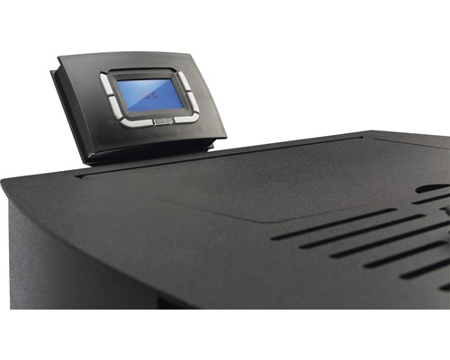 Detailansicht eines Ofens mit digitalem Bedienfeld