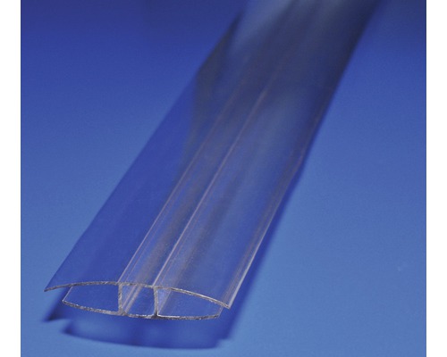 Profilé en H Gutta en polycarbonate 10 mm pour plaques alvéolaires de 2000 mm