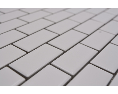 Carreaux rectangulaires posés en quinconce