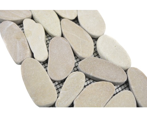 Mosaikmatte mit Natursteinen