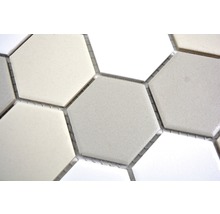 Gros plan de carreaux de mosaïque hexagonaux