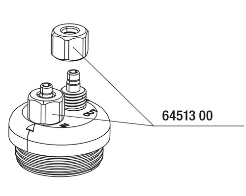 Verbindungsstück mit der Nummer 64513 00