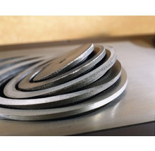 Poêle à feu intermittent Nordica Extraflame Rosetta couleur du foyer gris matériau plaque de cuisson 7,2 kW