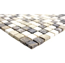 Natursteinmosaik MOS 15/95 30,5x30,5 cm beige/braun