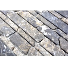 Natursteinmosaik MOS Brick 285 27,5x30 cm braun