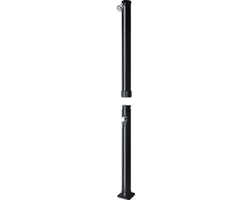 Lampe solaire de jardin en métal