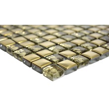 Carreaux de mosaïque avec pierres de verre carrées