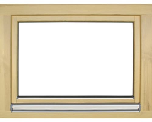 Holzfensterrahmen mit Aluminium-Fensterbank