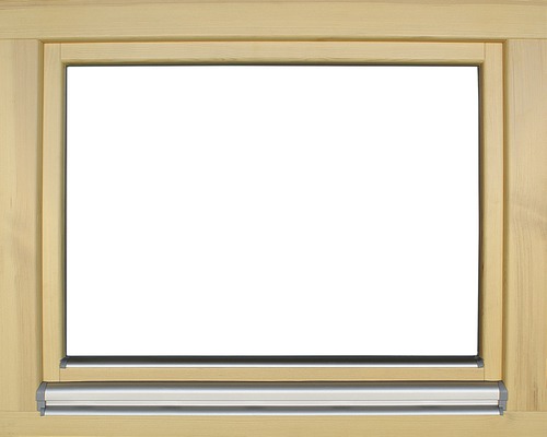 Fenêtre en bois pin, 100x80 cm tirant gauche
