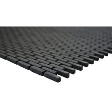 Tapis en caoutchouc avec motif rectangulaire