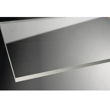 Porte pivotante niche Breuer Elana 800x2000 mm en verre véritable transparent clair aspect chrome-thumb-2