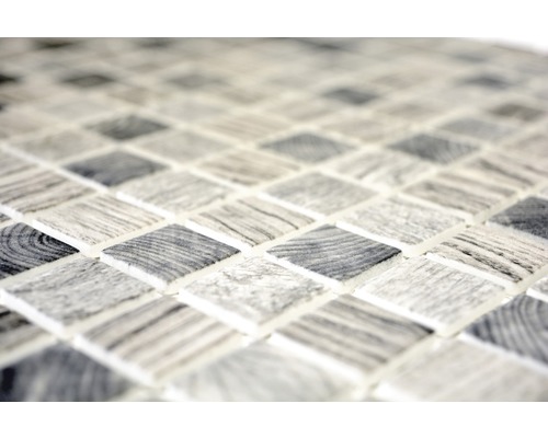 Mosaïque avec aspect bois