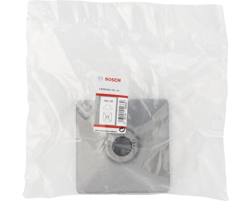 Logo Bosch Plaque en fonte grise dans un emballage plastique