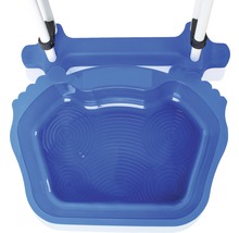 Balançoire bleue pour enfants avec arceau de sécurité