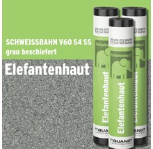 Quandt Bitumen Schweissbahn Elefantenhaut V60 S4 grau beschiefert 5 x 1 m Rolle = 5 m²-thumb-0