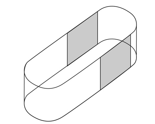 Symbol für eine geführte Leitung