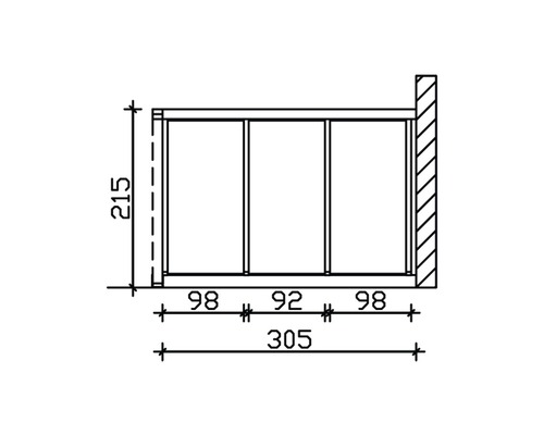 Schéma technique d''une armoire avec dimensions