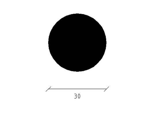 Cercle de diamètre 30