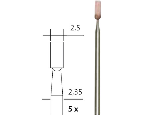 Stylo de meulage avec indications de dimension