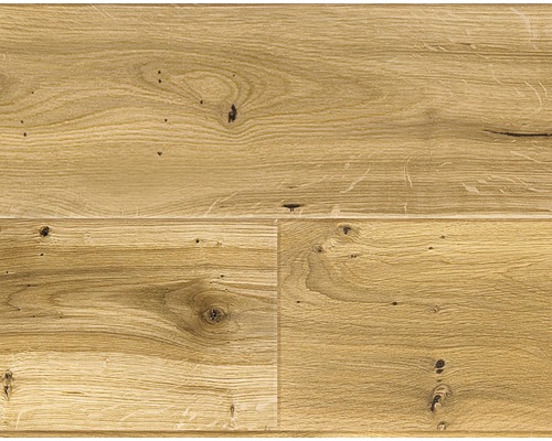 Holzbodenbelag aus Eiche im Detail