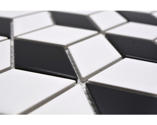 Gros plan de carreaux de mosaïque en losange