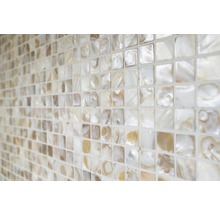 Muschelmosaik SM 203 hellbeige 30,5x30,5 cm