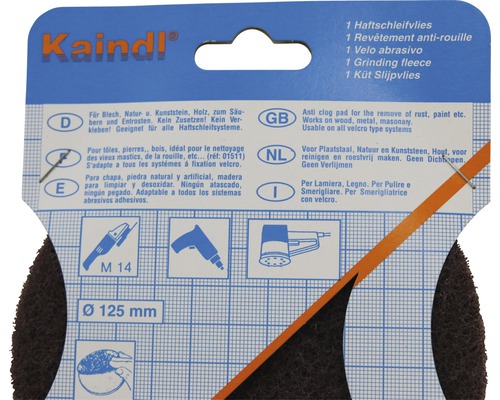 Kaindl disque abrasif env. 125 millimètres de diamètre