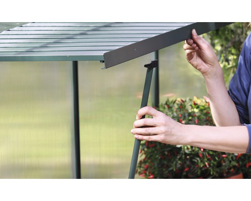 Montage d''une serre