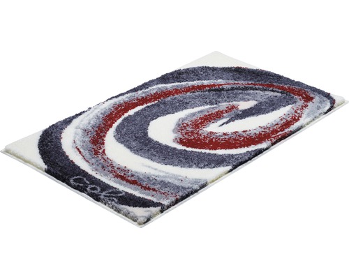 Teppich mit abstraktem Muster in Form einer Spirale