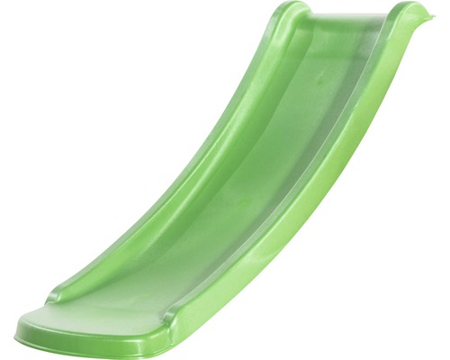 Toboggan pour enfants en plastique vert