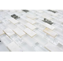 Mosaïque en verre et nacre