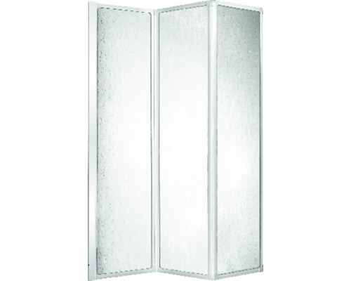 Dreiteilige Duschwand aus Glas