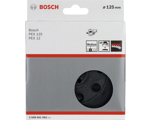Bosch PEX 125 Plateau de ponçage, diamètre 125 mm