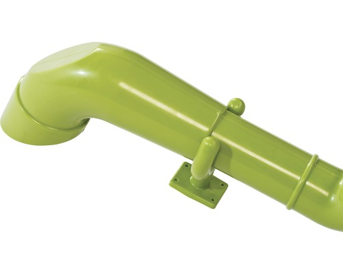 Grüne Spielturm Rutsche mit Montageelementen