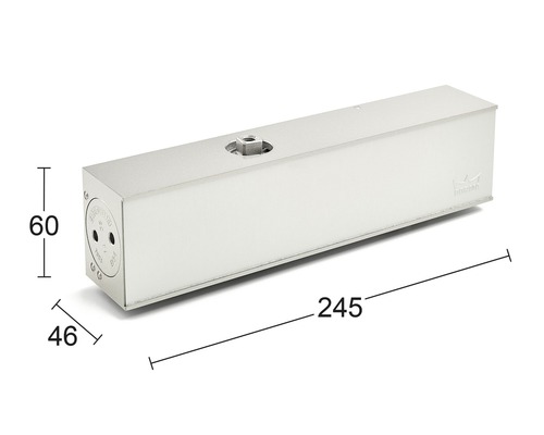 Dorma Türschließer mit den Maßen 245 x 60 x 46 Millimeter