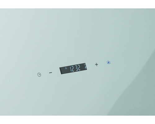 Éléments de commande d''une hotte aspirante avec affichage numérique