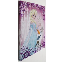 Tableau sur toile Disney Frozen La Reine des neiges Elsa & Olaf 50x70 cm-thumb-3