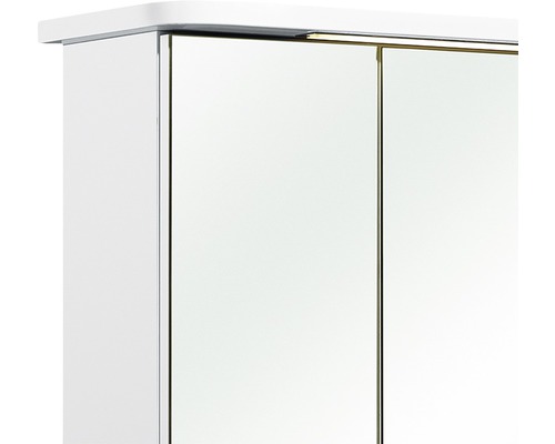 Detailansicht eines Spiegelschranks für das Badezimmer