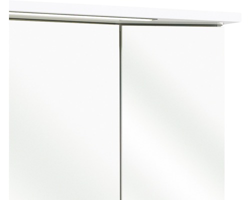 Gros plan d''une armoire de toilette avec deux portes