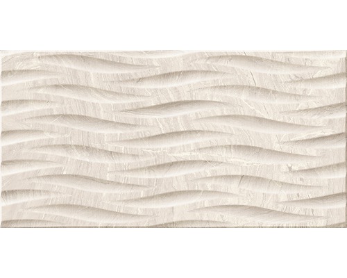 Carrelage décoratif en grès cérame fin Varana Almond 45x90 cm-0