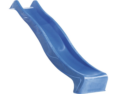Blaue Kinderrutsche für den Garten