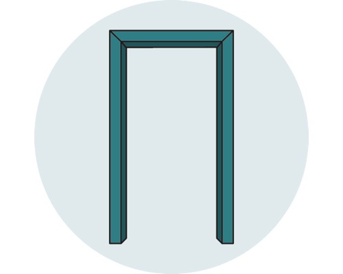 Cadre de porte pour montage