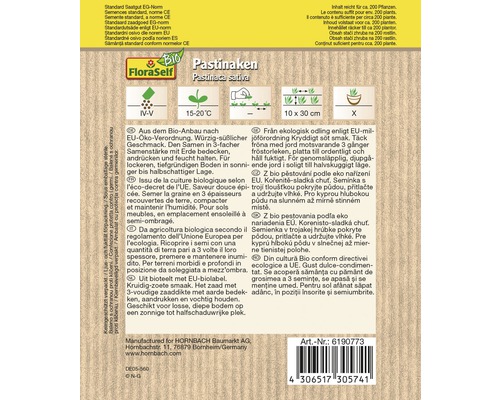 Sachet de graines de panais