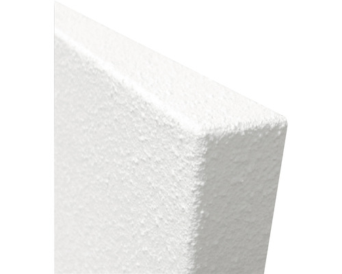 Nahaufnahme einer Polystyrolplatte für die Wärmedämmung