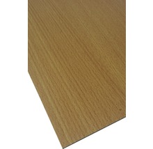 Dünn-MDF Platte einseitig Buche 2440x1220x3 mm (Zuschnitt online reservierbar)-thumb-1