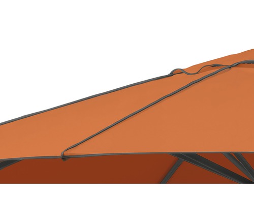 Detailansicht eines Sonnenschirms