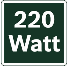 Symbol für 220 Watt Leistung